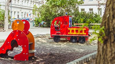 Die Kinderspielbereiche sollen erweitert werden.