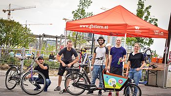 Radstation bei den Sonnwendvierteltagen