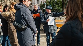 Parkbegehung im Christine-Busta-Park