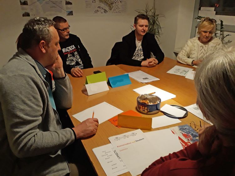 TeilnehmerInnen der Deutschkonversation im GB*Stadtteilmanagement.