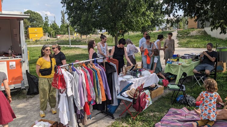 Flohmarkt Nachbarschaftswoche Aspanggründe