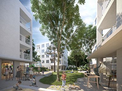 Bauplatz H/I Wohnprojekt Wohnen mit Optionen