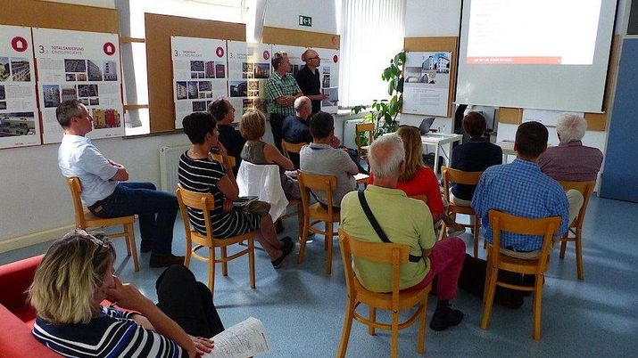 Informationstreffen für HauseigentümerInnen und BewohnerInnen.