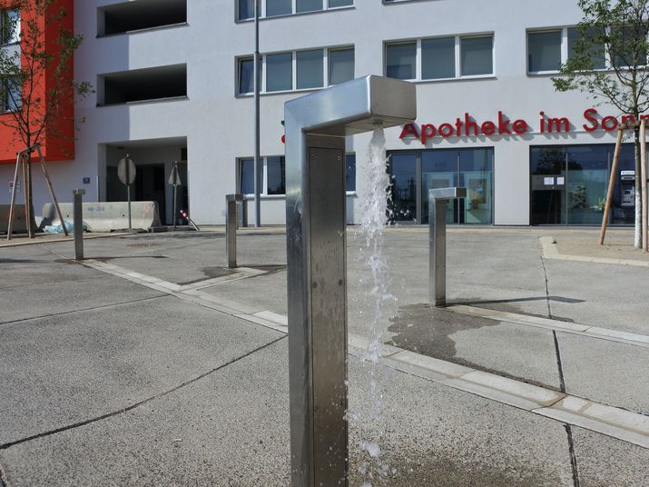 Wasserspiel am Wasserplatz