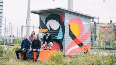 Infostand am zukünftigen Skateplatz RollSportClub