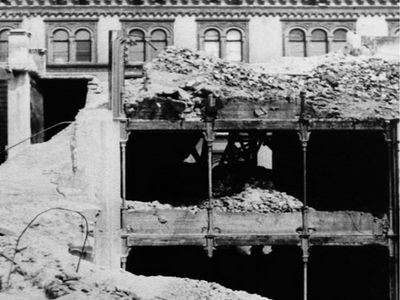 Zerstörte Kultur Ausstellung Zerstörter Leopoldstädter Tempel