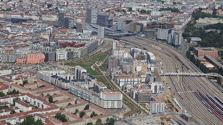 Luftbild Sonnwendviertel