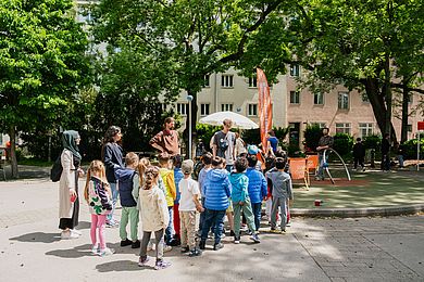 Vorschulgruppe beim Mitmachtag