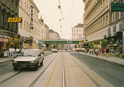 Die Thaliastraße in den 90er Jahren