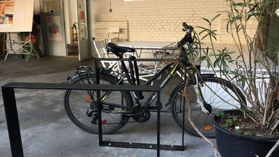 Fahrradständer STB Fahrradständer vorm GB*Stadtteilbüro