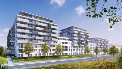 Bauprojekt der Wien Süd und Merkur in der Ziedlergasse