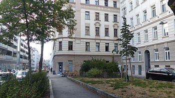 Aufnahme vom Zentaplatz in Wien-Margareten