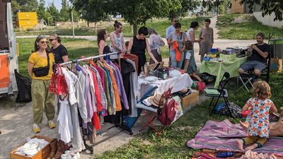 Flohmarkt Nachbarschaftswoche Aspanggründe