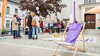 Stadtteilcafé in Liesing BesucherInnen beim Stadtteilcafé in Liesing