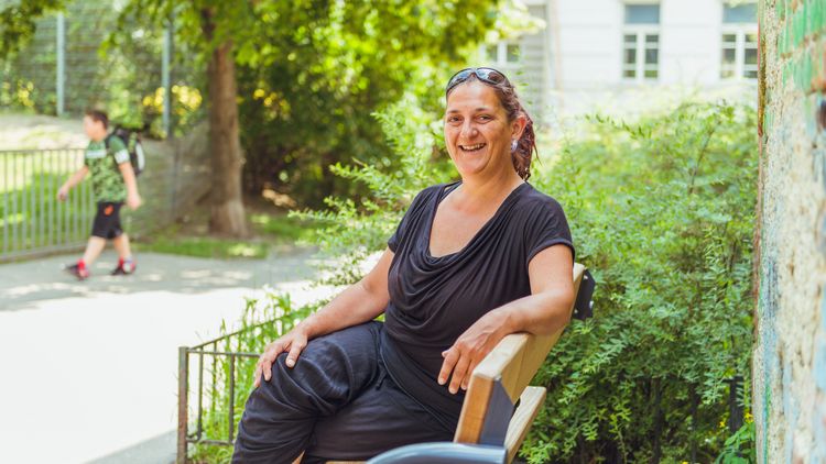 Grätzelheldin Margit Lausecker