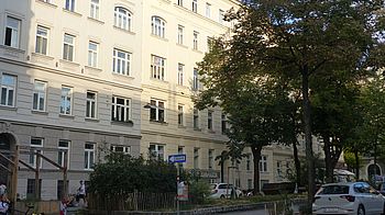 Aufnahme vom Zentaplatz in Wien-Margareten