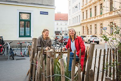 Grätzelheldinnen: Stefanie Lichtwitz und Sylvia Kostenzer