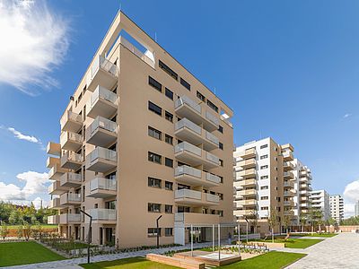 Wohnhaus BRUNO Green & Urban im Nordbahnviertel
