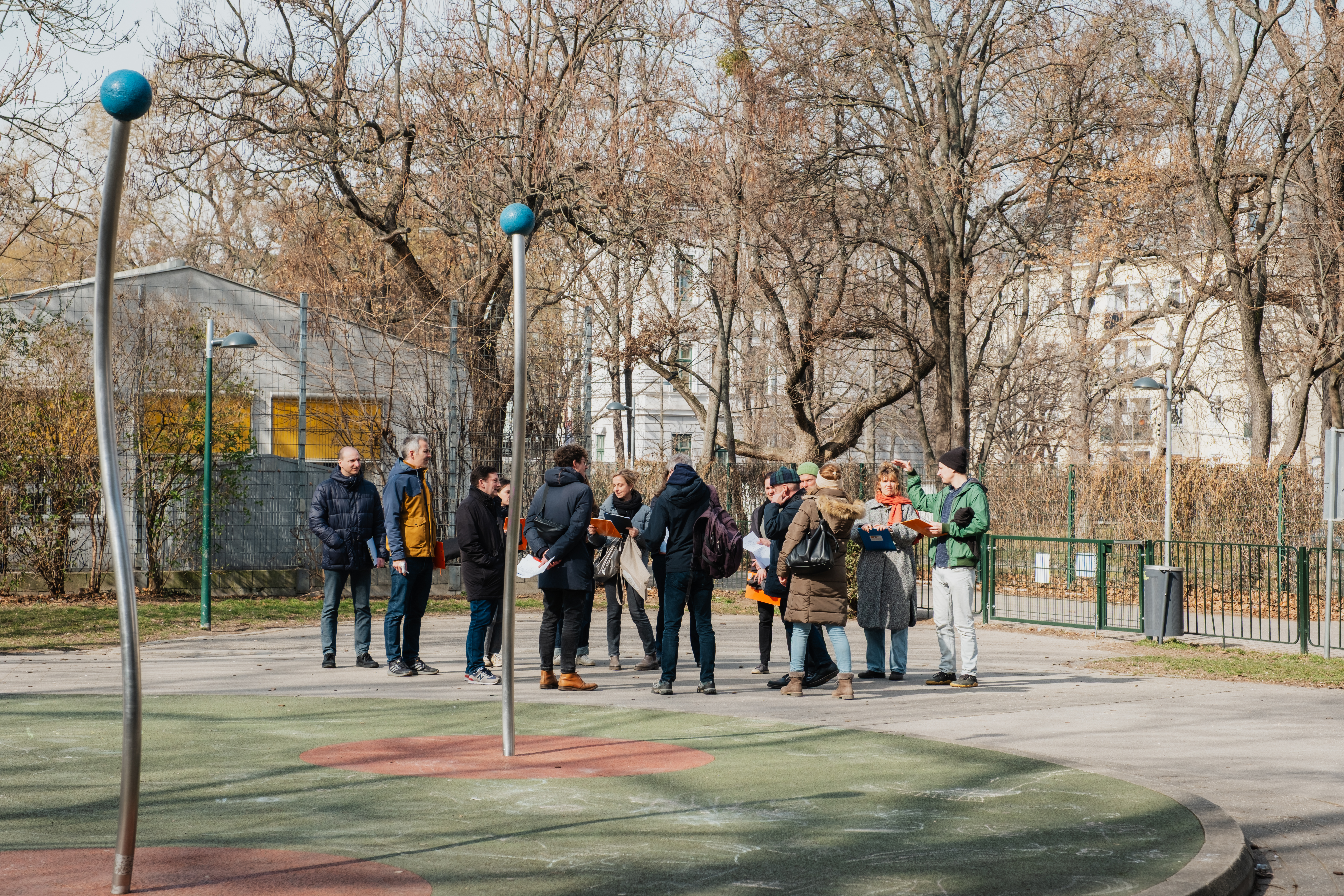 Parkbegehung im Christine-Busta-Park